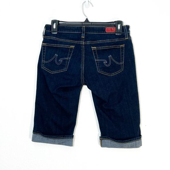 Adriano Goldschmied Jean Shorts Womens 27 Bermuda Cuffed Y2K Malibu Crop Summer - Picture 3 of 5